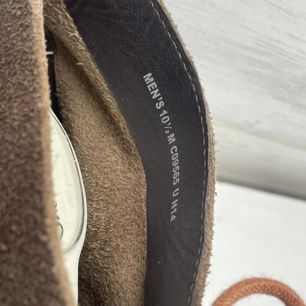 Cole Haan Men's Glenn‎ Lace-Up Chukka Boot US 10.5 M Brown Leather Ankle Boots